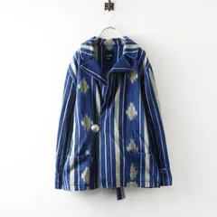 定価19.2万 23AW 45R 45rpm フォーティファイブアール イカットのナバッコジャケット（インディゴ） 3＼ブルー コンチョ【2400014929171】のサムネイル