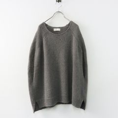 evam eva エヴァムエヴァ ウール ヤク ニットポンチョ - メルカリ