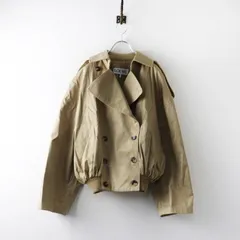 24AW MADE IN ITALY ロエベ LOEWE Balloon Jacket トレンチ バルーンジャケット 32｜ベージュ 【2400014953350】のサムネイル