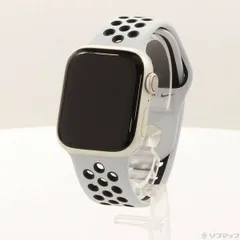ソフマップ 〔中古品〕 Apple Watch Series 7 Nike GPS + Cellular 41mm スターライトアルミニウムケース ピュアプラチナム／ブラックNikeスポーツバンド【262】