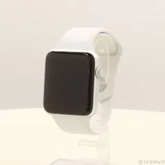 ソフマップ 〔中古品〕 Apple Watch Series 3 GPS 42mm シルバーアルミニウムケース ホワイトスポーツバンド【247】