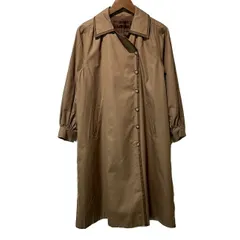 【中古】　YVES SAINT LAURENT　トレンチコート　ロング丈　アウター　無地　古着　/2496のサムネイル