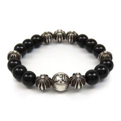 CHROME HEARTS クロムハーツ BEAD 8mm ビーズ ブレスレット - メルカリ