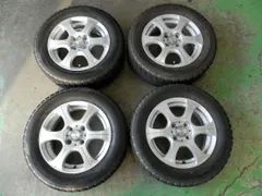 フィット RAVRION 14インチ 社外アルミホイール付スタッドレスタイヤ 4本SET 175/65R14 2021年製 5.0J +39 4H 100 73φのサムネイル