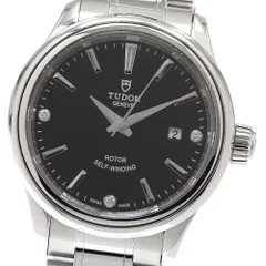 チュードル TUDOR 12100 スタイル 3Pダイヤ デイト 自動巻き レディース 保証書付き_949334のサムネイル
