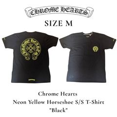 希少☆【CHROME HEARTS】ネオンイエロー ホースシュー Tシャツ Mサイズ