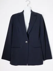 BURBERRY LONDONバーバリー ロンドン シェルボタン サマーウール1Bテーラードジャケット【38】【LJKA81794】のサムネイル