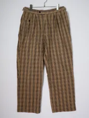 PHIGVEL MAKERS & Co.フィグベル 2023SS SEERSUCKER SAFARI TROUSERS/BEIGE CHECKシアサッカー サファリ トラウザーズ パンツ【2】【MPTA81638】のサムネイル