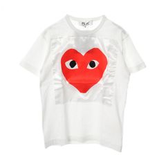 希少 美品 プレイ コムデギャルソン ハート アイ パッチ ショート