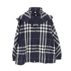 未使用・タグ付き バーバリー ブラウンフリースジャケット チェック 
