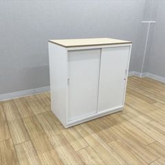 店舗用カウンター 受付台 収納棚 ベビーピンク - メルカリ