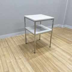 ホワイトスチール製キャスター付きラック トラスコ エステマシン用
