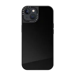 CASETiFY ミラー iPhone 13 ケース [鏡面(スマホカバー) / MagSafe対応/指紋防止] - ブラック (ブラックバンパー) shu 86e52db4
