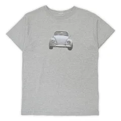 フォルクスワーゲン VOLKSWAGEN 90s 00s 90-2000年代 両面プリント ビートル 車 USA ヴィンテージ アメリカ 古着 メンズ Tシャツ カットソー 霜降りグレー L相当【中古】のサムネイル