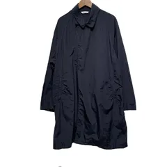 【中古】　JOURNAL STANDARD　チェスターコート　ナイロンコート　ロング丈　アウター　無地　シングルボタン　フロントポケット　古着　/1584のサムネイル