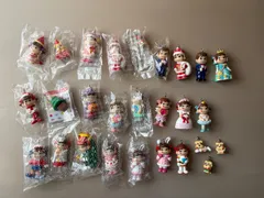 不二家 ミニミニペコちゃんキーホルダートップ21体＋犬3体 食玩のサムネイル