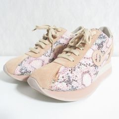 未使用 NO NAME ノーネーム 厚底 スニーカー 39 24.5㎝ パイソン 