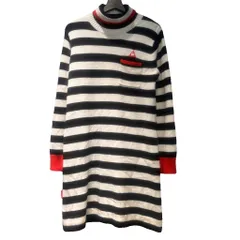 ルコックスポルティフ le coq sportif ニットワンピース タートルネック L 白 ホワイト 黒 ブラック ■GY99のサムネイル