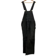 未使用 25SS Attick by Johnbull アティックバイジョンブル BLACK DENIM OVER ALL オーバーオール 25030570006930 サイズ36 ブラック レディース 古着 中古 USEDのサムネイル