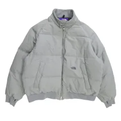 美品  THE NORTH FACE ザ・ノースフェイス パープルレーベル Field Down Jacket フィールド ダウン ジャケット ブルゾン XL グレー  メンズ 古着 中古 USED