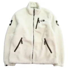 良品 THE NORTH FACE ザ・ノースフェイス WHITE LABEL ホワイトレーベル リモフリース ジャケット アウター ロゴ M ホワイト メンズ 古着 中古 USED