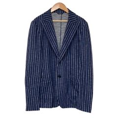 LARDINI ラルディーニ テーラードジャケット ストライプ コットン
