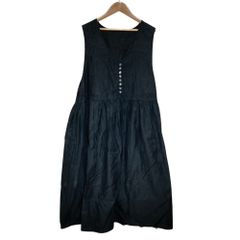 COMME des GARÇONS 麻混ワンピース ノースリーブ バルーン○XS - メルカリ