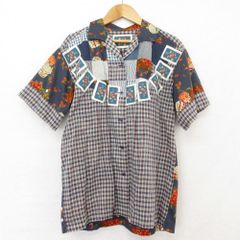 ピンクハウス シャツ いちご 総柄 パッチワーク 水色 半袖 - メルカリ
