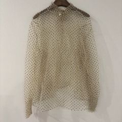 kéngo dot blouse ベージュ - メルカリ