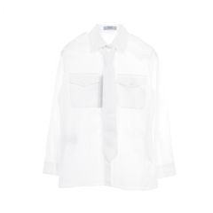PRADA プラダ クルーネック Tシャツ 2枚セット 白 三角ロゴ L - メルカリ