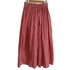 16日までの出品〕 ネストロープ リネンギンガムチェックスカート