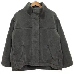 美品 23AW FRAMeWORK フレームワーク ウール混 ボアスタンドブルゾン ジャケット 38 グレー レディース 古着 中古 USEDのサムネイル