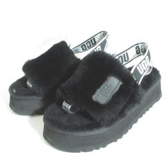 UGG Oh Fluffitaストラップボアサンダル ブラック23 - メルカリ