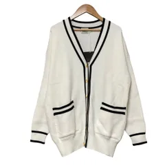 新品同様 Traditional Weatherwear トラディショナルウェザーウェア Vネック ハーフカーディガン S ホワイト レディース 古着 中古 USEDのサムネイル