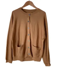 美品 Y's for living YOHJIYAMAMOTO ワイズフォーリビング ヨウジヤマモト カーディガン ブラウン レディース 古着 中古 USEDのサムネイル