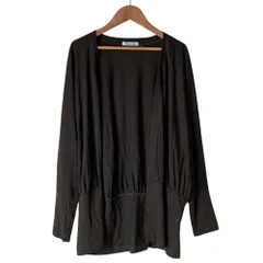 美品 Y's for living YOHJI YAMAMOTO ワイズフォーリビング ヨウジヤマモト コットンレーヨン カーディガン カーキ レディース 古着 中古 USEDのサムネイル
