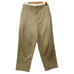 未使用 23SS JOHNBULL ジョンブル chino hard worker trousers チノパン パンツ JM231P22 サイズS ベージュ レディース 古着 中古 USED