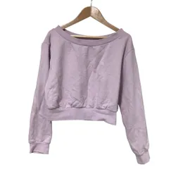 良品 24AW Her Lip to ハーリップトゥ Flight Mode Cropped Pullover ショート丈 スウェットトレーナー フリーサイズ ピンク レディース 古着 中古 USEDのサムネイル