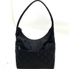 GUCCI グッチ GG キャンバス ワンショルダーバッグ 黒 y2k - メルカリ