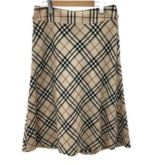 未使用☆BURBERRY LONDON バーバリー ロングスカート 麻 絹 - メルカリ