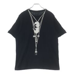 06ss ナンバーナイン ダメージ加工 ネックレスプリント Tシャツ 3