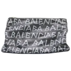 BALENCIAGA (バレンシアガ) キャリークリップ グラフィックロゴプリント セカンドバッグ クラッチバッグ 535532 ブラックのサムネイル