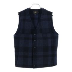 RRL 25ssMプリントインディゴフリースベストMNRRVST1N220004 - メルカリ