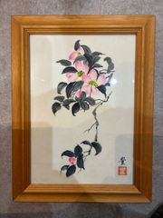 額装 工芸画 林檎花図 趙昌 複製画 - メルカリ