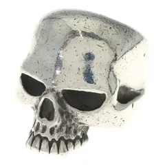 CRAZY PIG (クレイジーピッグ) EVIL SKULL RING ラージ スカルリング シルバーのサムネイル