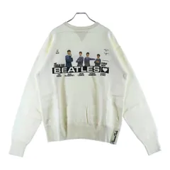 HUMAN MADE (ヒューマンメイド) ×BEATLES TSURIAMI SWEATSHIRT ビートルズ ツリアミ クルーネック スウェット セーター ホワイト HM25CS014のサムネイル