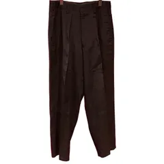 【中古】　Y's for men　スラックス　イージーパンツ　ボトムス　ジップフライ　ストライプ　ツータック　センタープレス　日本製　ドメスティック　古着　/1156のサムネイル