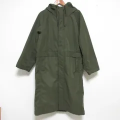 美品 23AW Spick & Span スピック&スパン ボンディングフーデッドコート サイズ38 カーキ レディース 古着 中古 USEDのサムネイル