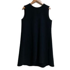 極美品】yokochanヨーコチャンバッグティアードワンピースNavy38