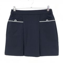 【超美品】ビームスゴルフ スカート 黒 ストレッチ ウエスト一部ゴム サイドロゴ レディース M ゴルフウェア 2024年モデル BEAMS GOLF 超美品】ビームスゴルフ スカート 黒 ストレッチ ウエスト一部ゴム